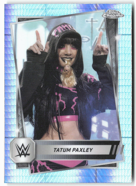 2025 Topps Chrome WWE #105 Tatum Paxley Prism Refractor