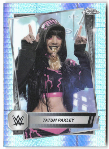 2025 Topps Chrome WWE #105 Tatum Paxley Prism Refractor