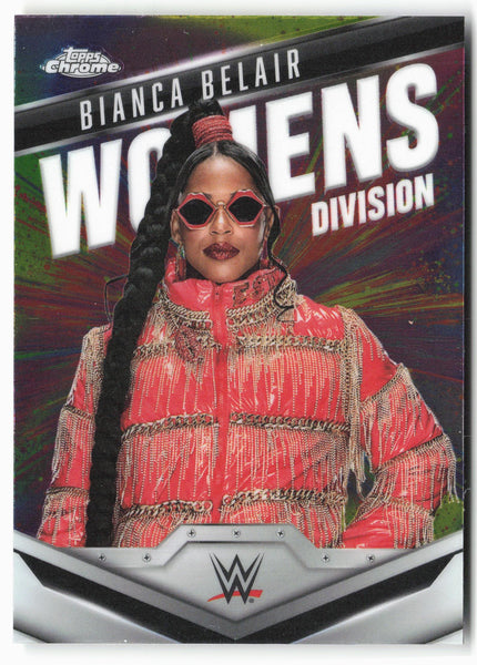 2025 Topps Chrome WWE #WD-BIA Bianca Belair Women's Division