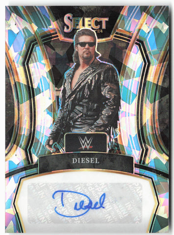 2024 Panini Select WWE #LS-DSL Diesel Legendary Signatures Ice Prizms