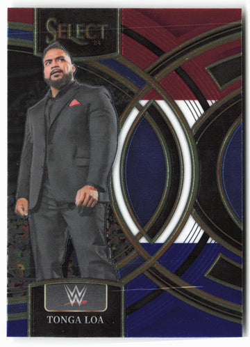 
2024 Panini Select WWE #196 Tonga Loa Red and Blue
