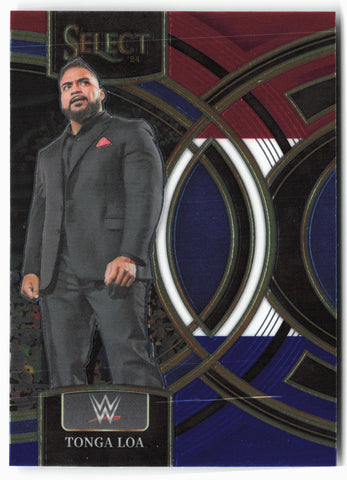 2024 Panini Select WWE #196 Tonga Loa Red and Blue