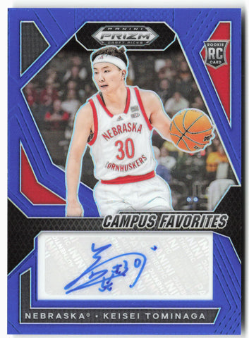 2024 Panini Prizm Draft Picks #13 Keisei Tominaga Signatures Blue Prizms #/149