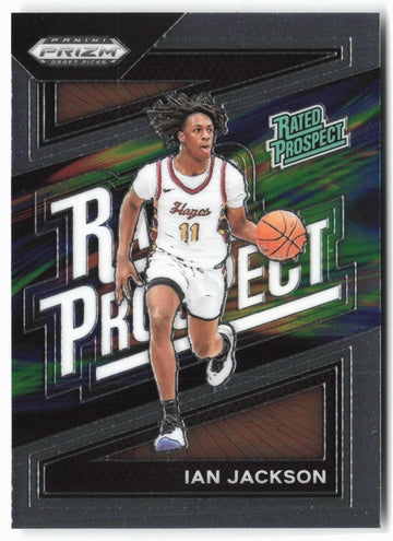 
2024 Panini Prizm Draft #12 Ian Jackson Rated Prospect