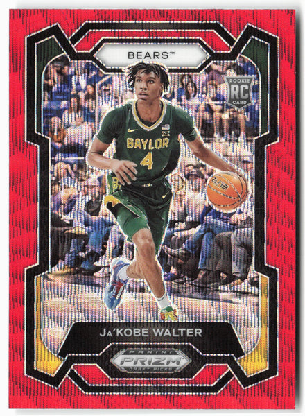 2024 Panini Prizm Draft Picks #9 Ja'Kobe Walter Red Wave Prizms