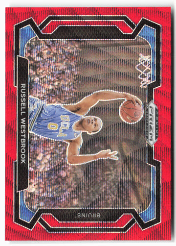 
2024 Panini Prizm Draft Picks #47 Russell Westbrook Red Wave Prizms