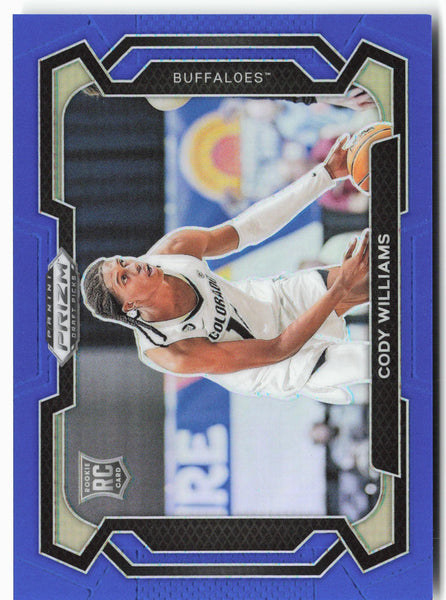 2024 Panini Prizm Draft Picks #80 Cody Williams Blue Prizms