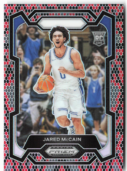 2024 Panini Prizm Draft Picks #35 Jared McCain Snakeskin Prizms