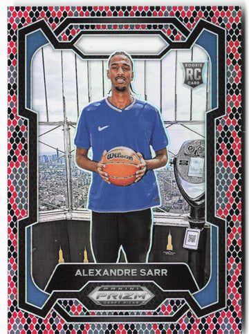 
2024 Panini Prizm Draft Picks #52 Alexandre Sarr Snakeskin Prizms