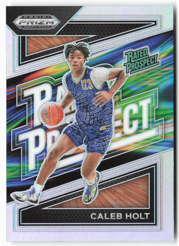 2024 Panini Prizm Draft Picks Caleb Holt #11 Rated Prospect Silver