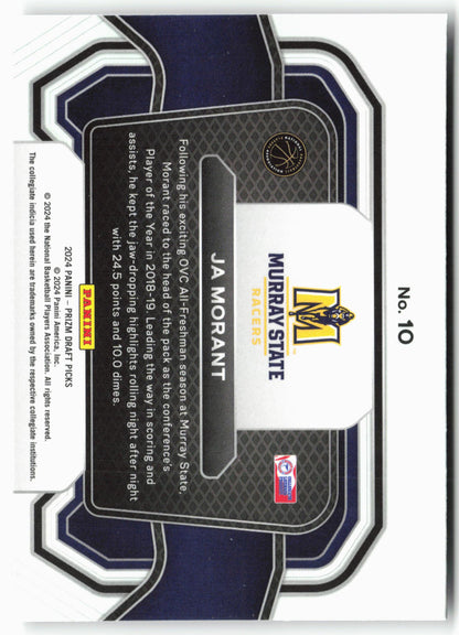 2024 Panini Prizm Draft Picks #10 Ja Morant Campus Legends