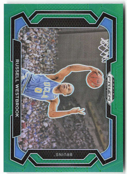 2024 Panini Prizm Draft Picks #47 Russell Westbrook Green Prizms