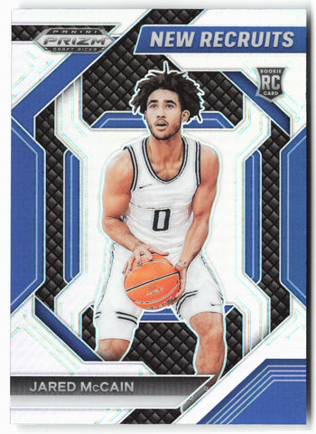 2024 Panini Prizm Draft Picks New Recruits Jared McCain #8 Silver