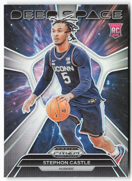 2024 Prizm Basketball Draft Picks Deep Space Stephon Castle #15 RC SILVER