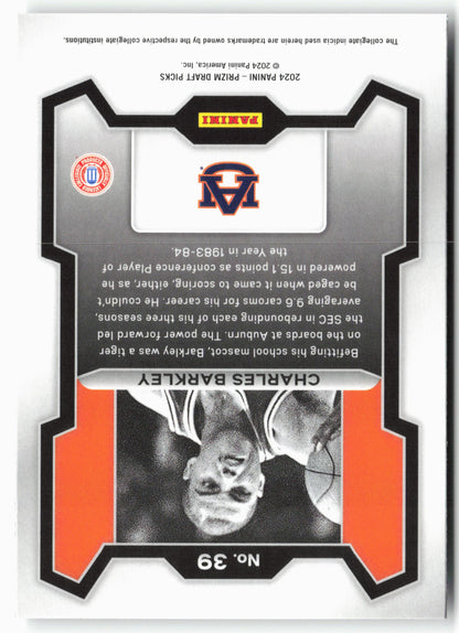 2024 Panini Prizm Draft Picks #39 Charles Barkley