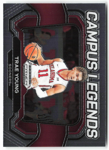 
2024 Panini Prizm Draft Picks Trae Young #7 Campus Legends