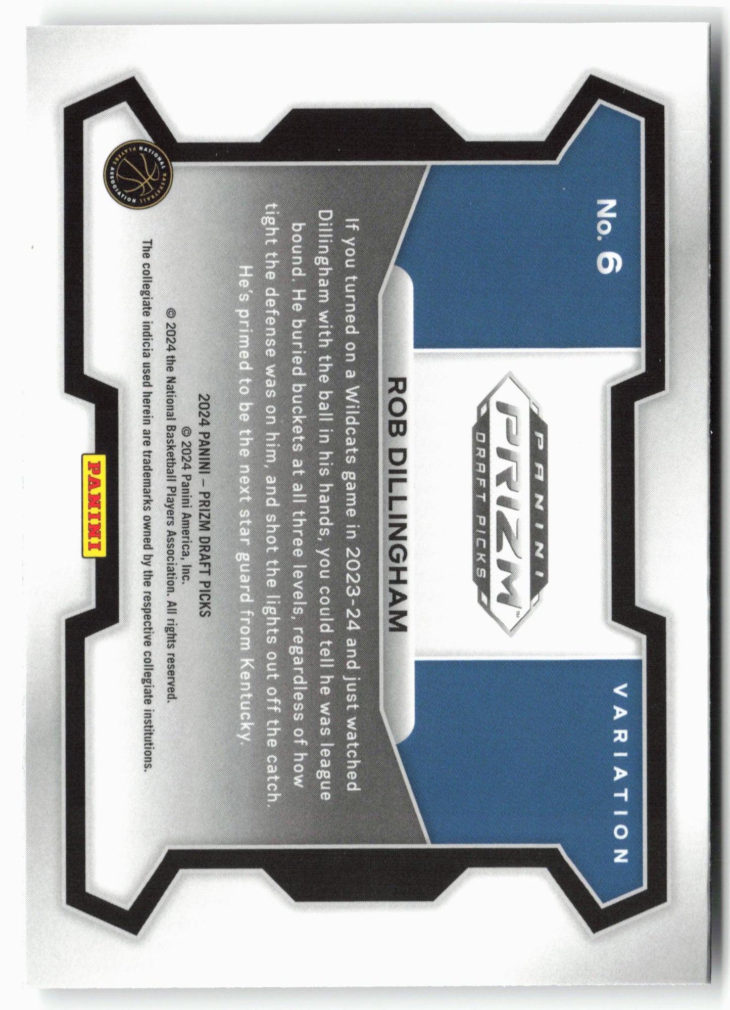 2024 Panini Prizm Draft Picks #6 Robert Dillingham