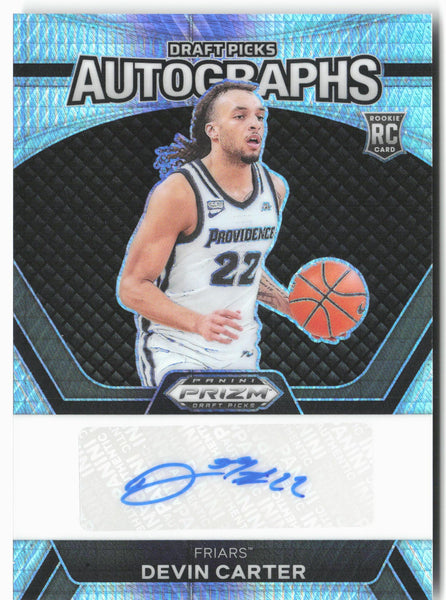 2024 Panini Prizm Draft Picks Devin Carter Hyper RC Auto DPA-DVC