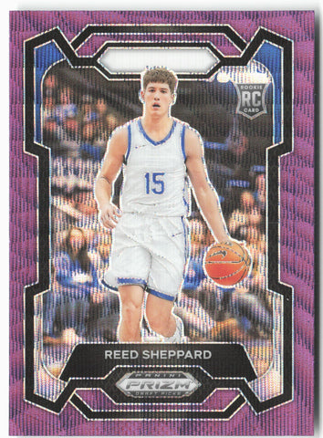 2024 Panini Prizm Draft Picks #21 Reed Sheppard Purple Wave Prizms