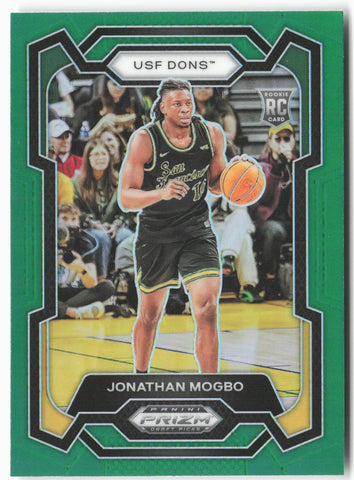 2024 Panini Prizm Draft Picks #30 Jonathan Mogbo Green Prizms