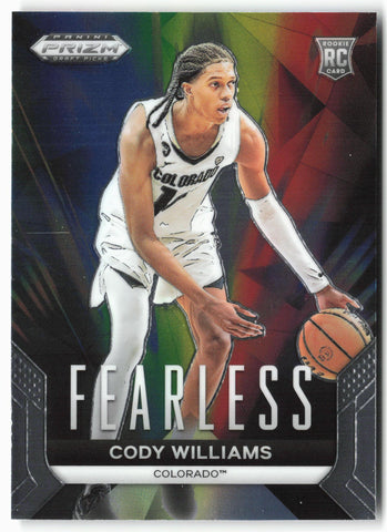 2024 Prizm Draft Picks Cody Williams Fearless #9