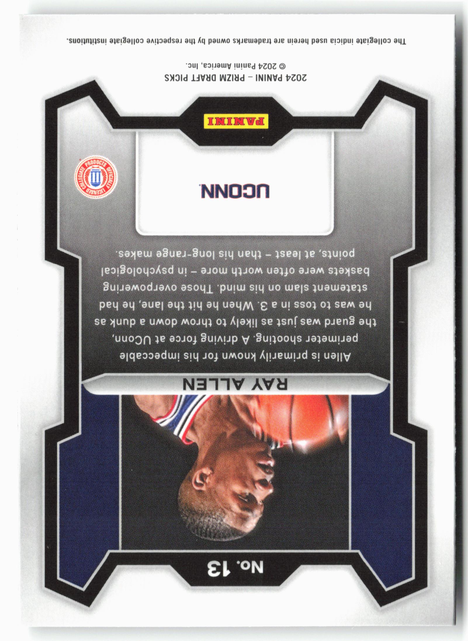 2024 Panini Prizm Draft Picks #13 Ray Allen