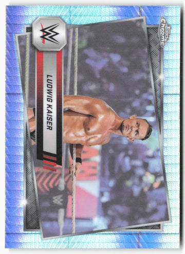 
2025 Topps Chrome WWE #129 Ludwig Kaiser Prism Refractor