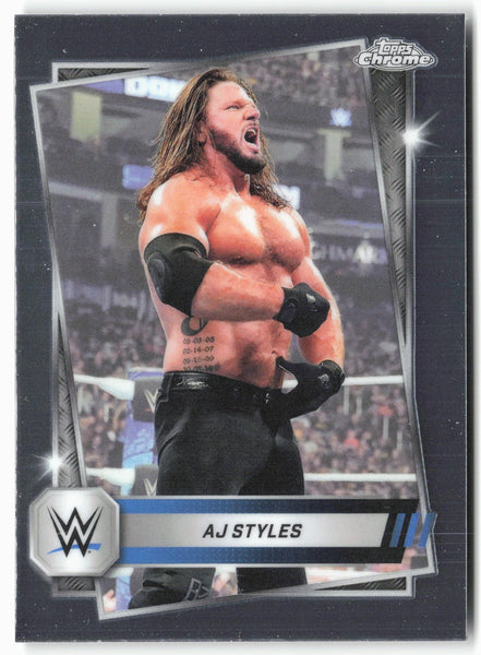 2025 Topps Chrome WWE #37 AJ Styles