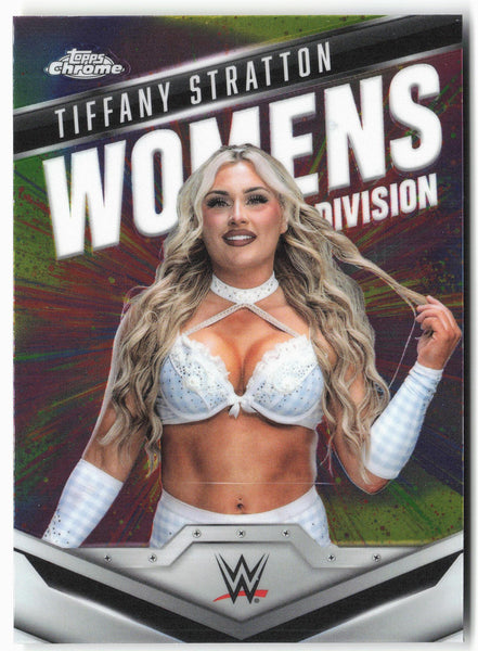 2025 Topps Chrome WWE #WD-TIF Tiffany Stratton Women's Division