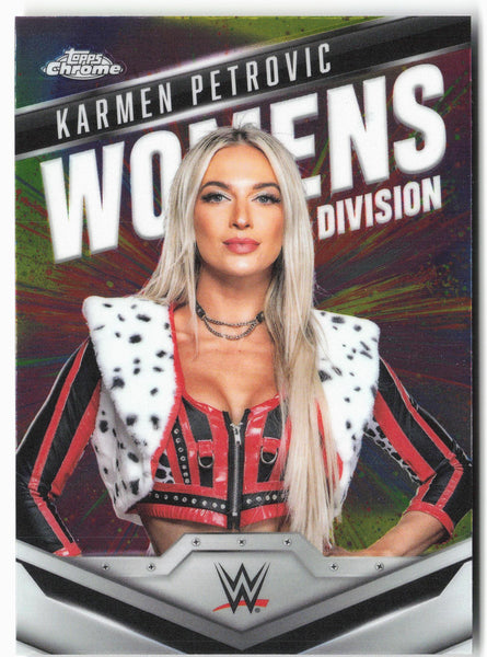 2025 Topps Chrome WWE #WD-KAR Karmen Petrovic Women's Division