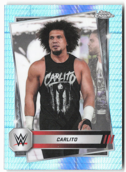 2025 Topps Chrome WWE #134 Carlito Prism Refractor