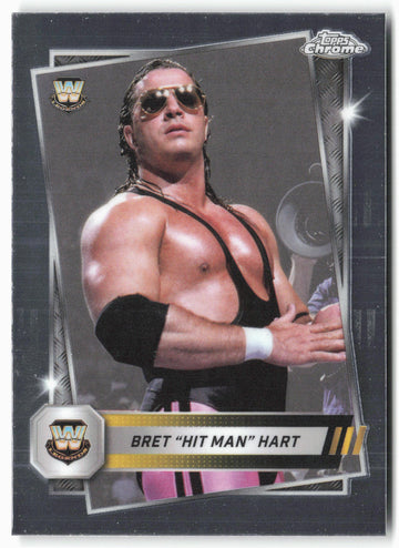 
2025 Topps Chrome WWE #7 Bret "Hit Man" Hart