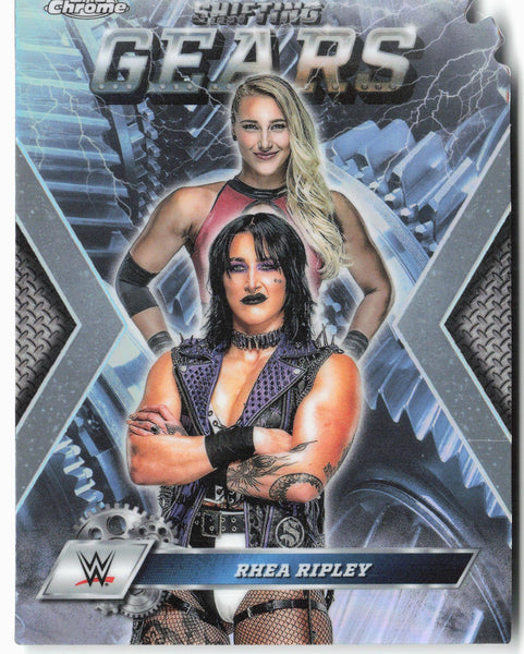 2025 Topps Chrome WWE #SG-RR Rhea Ripley Shifting Gears