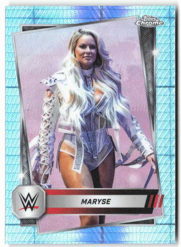 
2025 Topps Chrome WWE #109 Maryse Prism Refractor