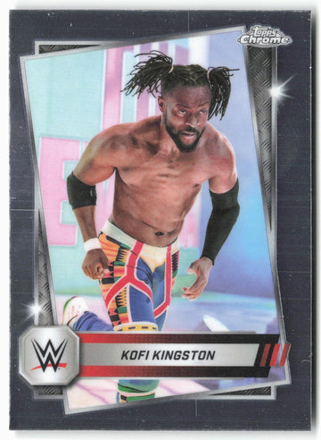 
2025 Topps Chrome WWE #166 Kofi Kingston