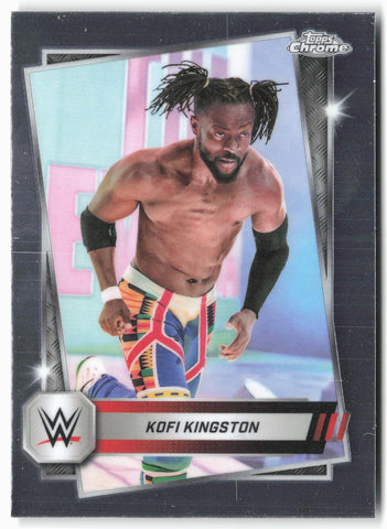 2025 Topps Chrome WWE #166 Kofi Kingston