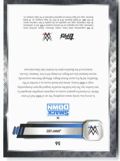 2025 Topps Chrome WWE #56 Jimmy Uso
