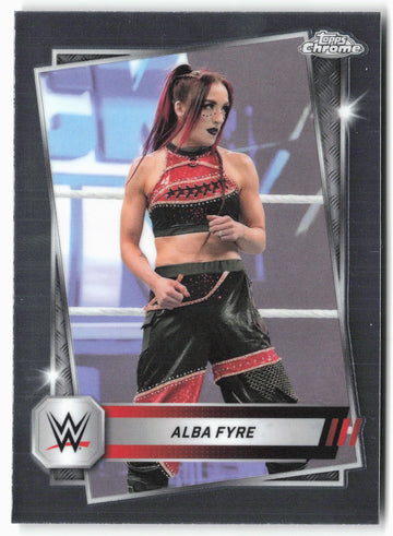
2025 Topps Chrome WWE #88 Alba Fyre