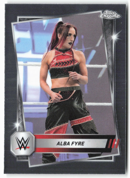 2025 Topps Chrome WWE #88 Alba Fyre