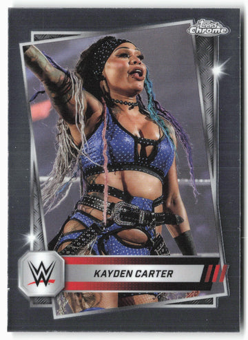 
2025 Topps Chrome WWE #186 Kayden Carter