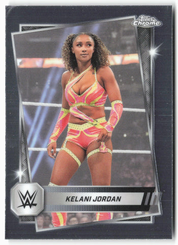 2025 Topps Chrome WWE #117 Kelani Jordan