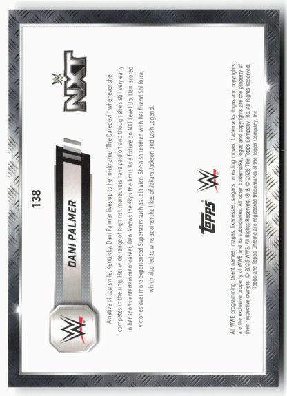 2025 Topps Chrome WWE #138 Dani Palmer