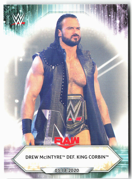 2021 Topps WWE #75 Drew McIntyre def. King Corbin