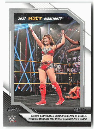 
2022 Panini NXT 2.0 WWE #14 Sarray 2021 NXT Highlights