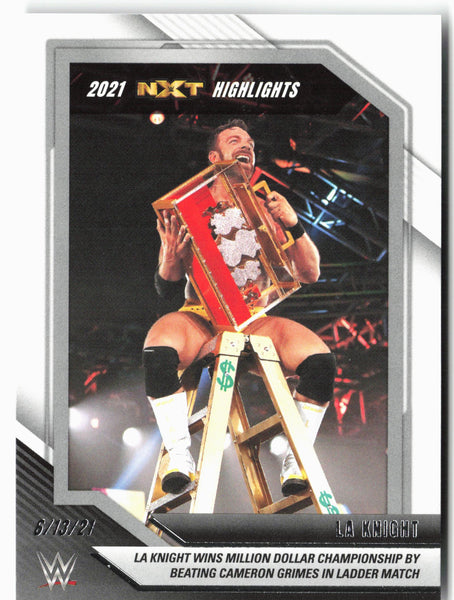 2022 Panini NXT 2.0 WWE #19 LA Knight 2021 NXT Highlights