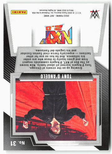 
2022 Panini NXT 2.0 WWE #31 Tony D'Angelo Green