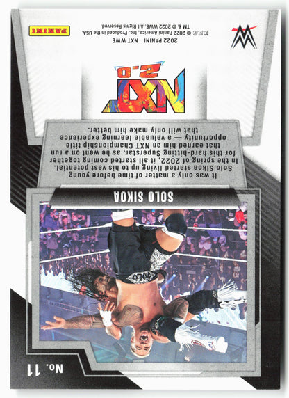 2022 Panini NXT 2.0 WWE #11 Solo Sikoa