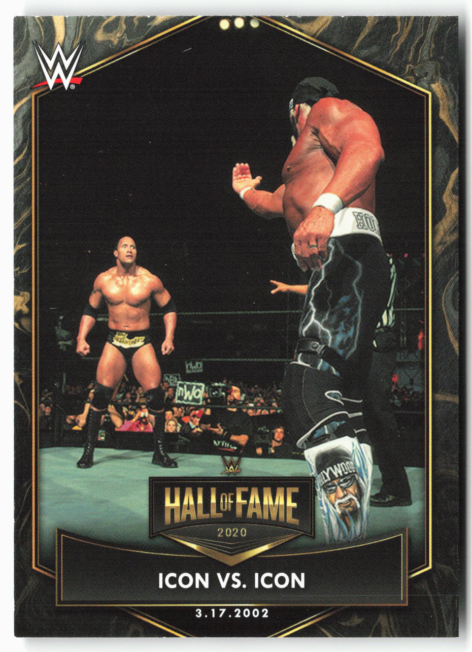 2021 Topps WWE #HOF-18 Icon vs. Icon Hall of Fame Tribute