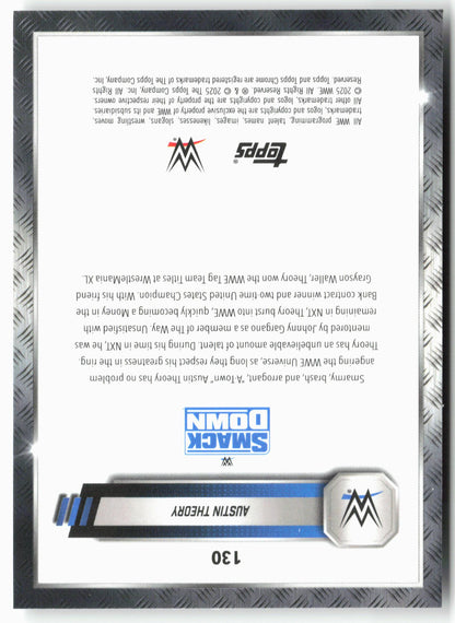 2025 Topps Chrome WWE #130 Austin Theory