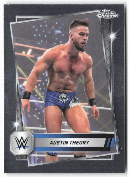 2025 Topps Chrome WWE #130 Austin Theory